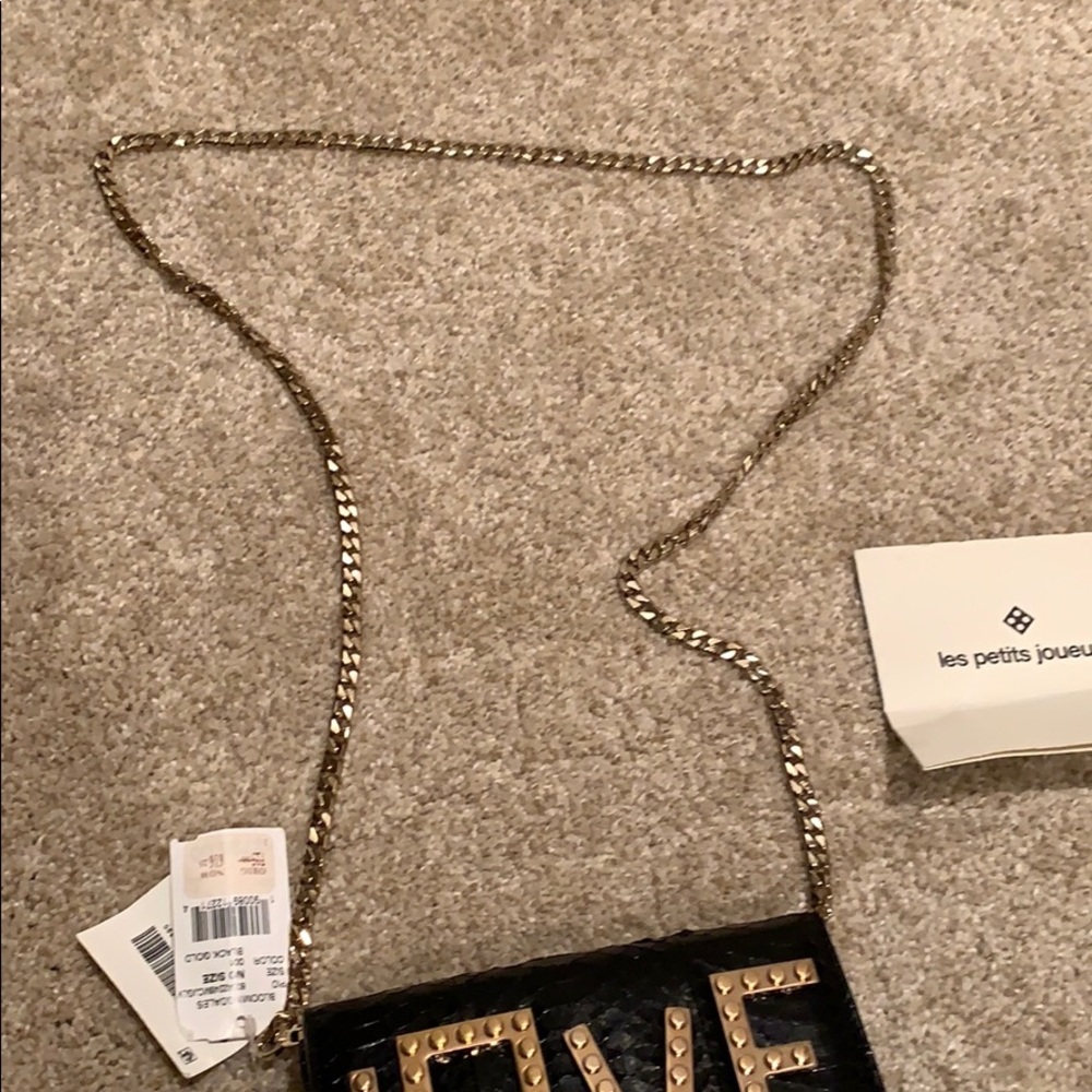 LES PETITS JOUEURS Micro Janis Golden Love NWT - Picture 5 of 5